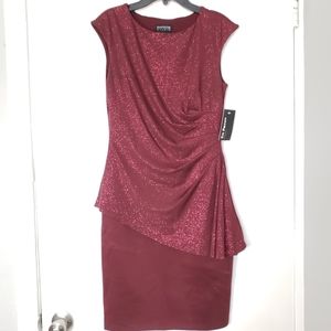 EnFocus Studio Ruffled Side Short Dress